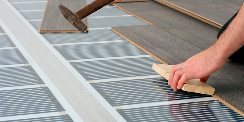 Which Floor Heating Under The Laminate, Laying Laminate Flooring On Concrete With Underfloor Heating