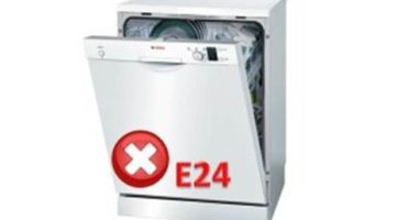 Pag-aayos ng problema e24 sa makinang panghugas